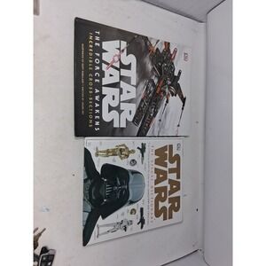 Star Wars DK Book Lot The Visual Dictionary/The Force Awakens Cross-Sections. N